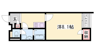 恵比須駅 徒歩11分 2階の物件間取画像